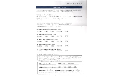 ご家族の声　一日葬　令和2年3月